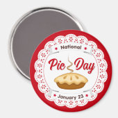 これを冷蔵庫に投稿して食べ、円の日に円を貼る マグネット (正面/裏面)