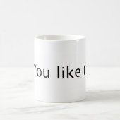 これを好みます。 Facebookは好みます コーヒーマグカップ (中央)
