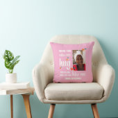 これを抱きしめ恋しく思るおばあちゃん写真 クッション (椅子)