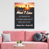 これを抱き締める必要がある時に私が愛する人に キャンバスプリント (インサイチュ (リビング))