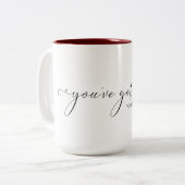 これを持っています ツートーンマグカップ (正面左)