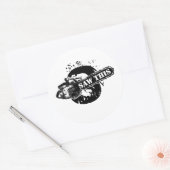 これを見た ラウンドシール (封筒)