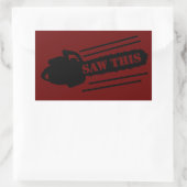 これを見た 長方形シール (バッグ)