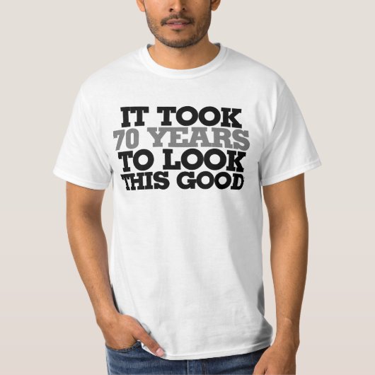 これを見るには70年かかった Tシャツ (正面)