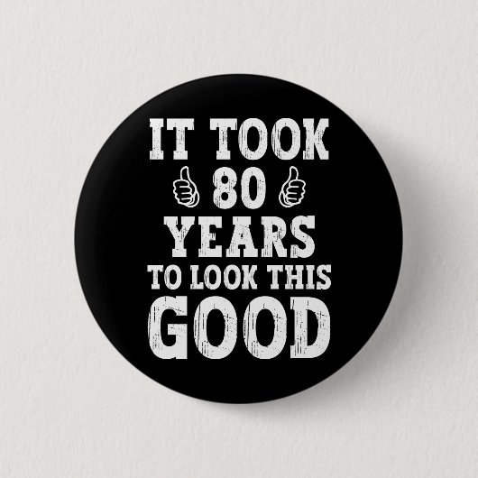 これを見るには80年かかった 缶バッジ (正面)