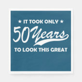 これを見るのに50年しかかからなかっ素晴らした スタンダードランチョンナプキン (正面)