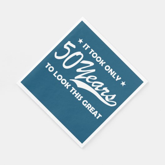 これを見るのに50年しかかからなかっ素晴らした スタンダードランチョンナプキン (角)