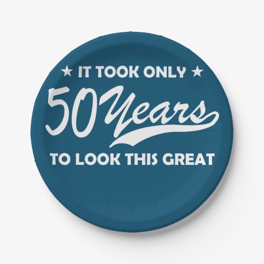 これを見るのに50年しかかからなかっ素晴らした ペーパープレート (正面)