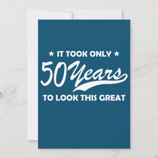 これを見るのに50年しかかからな素晴らしい 招待状 (正面)