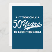 これを見るのに50年しかかからな素晴らしい 招待状 (正面/裏面)