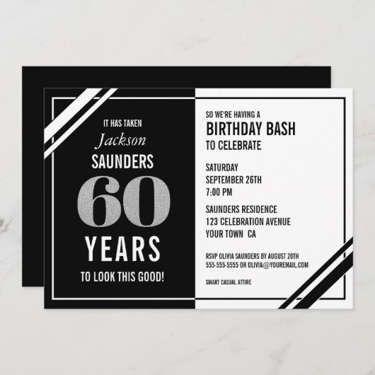 これを見るまでに60年かかった 招待状 (正面/裏面)