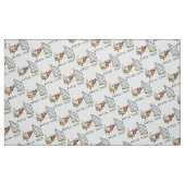 これを見ろ！犬 – おもしろい犬敏捷性 ファブリック (ファットクウォーター)