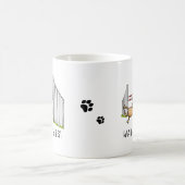 これを見ろ!犬 – 敏捷性のおもしろい犬をスイング コーヒーマグカップ (中央)