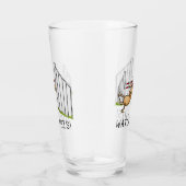 これを見ろ!犬 – 敏捷性のおもしろい犬をスイング タンブラーグラス (右)