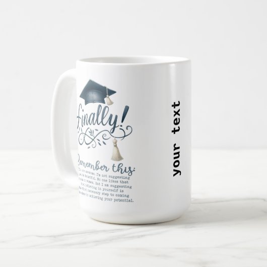 これを覚えている コーヒーマグカップ (正面左)