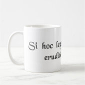 これを読むことができればあなたはovereducated. コーヒーマグカップ (左)