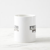 これを読むことができればまだ立つため コーヒーマグカップ (中央)