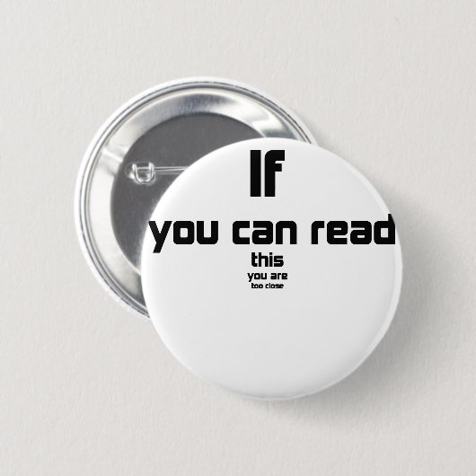 これを読むことができれば余りに近いギフトです 缶バッジ (正面&裏面)