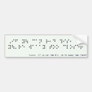 これを読むことができれば バンパーステッカー