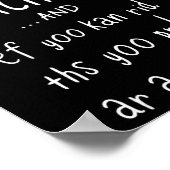 これを読めるあなたは先生に感謝 Ef Yoo Ka ポスター (角)