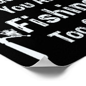これを読めるあなたは釣りがやり過ぎだ Fis ポスター (角)