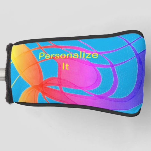 これを飾る臣民やデザインの群れが ゴルフヘッドカバー (正面)