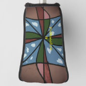 これを飾る臣民やデザインの群れが ゴルフヘッドカバー (回転90)