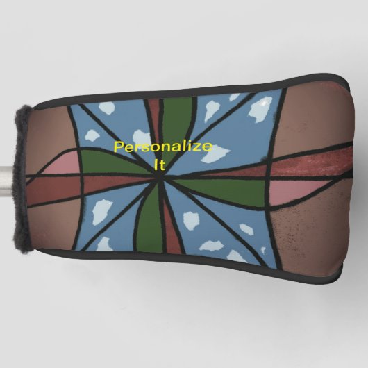 これを飾る臣民やデザインの群れが ゴルフヘッドカバー (正面)