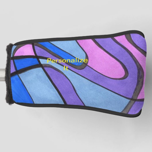 これを飾る臣民やデザインの群れが ゴルフヘッドカバー (正面)