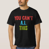 これをAIで接続できない Tシャツ (正面)