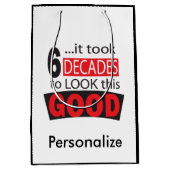 これをGood|の見るために6十年第60誕生日かかりました ミディアムペーパーバッグ (正面)