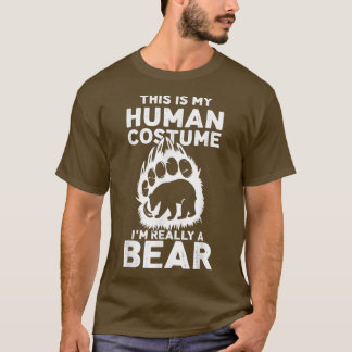 これカッコいいは私の人間の衣装で私は本当にクマTe Tシャツ