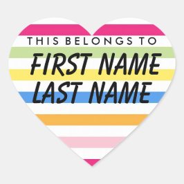 これパーソナライズされたはハートシールに属する ハートシール