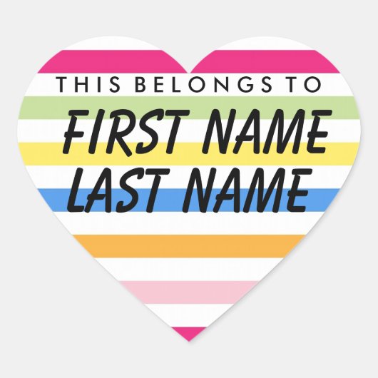 これパーソナライズされたはハートシールに属する ハートシール (正面)