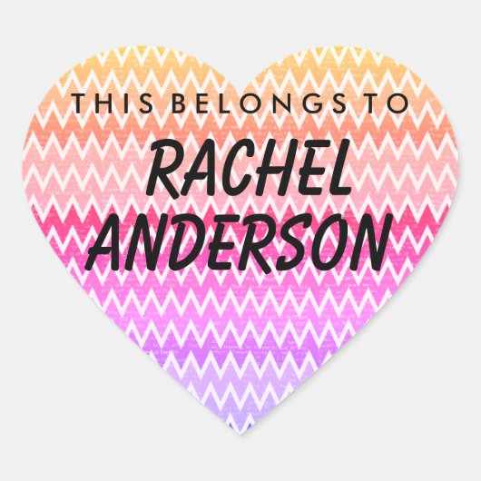 これパーソナライズされたはハートシールに属する ハートシール (正面)