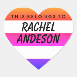 これパーソナライズされたはハートシールに属する ハートシール