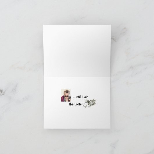 これユーモアのあるは生折りグリーティングカード カード (内部)