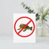 これ以上のカエルは！ ポストカード (スタンド正面)