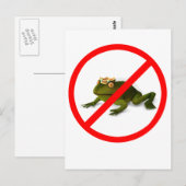 これ以上のカエルは！ ポストカード (正面/裏面)