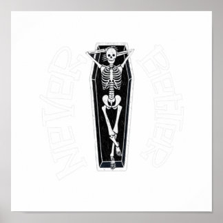 これ以上のスカルスケルトンは棺の中にあるハロ ポスター