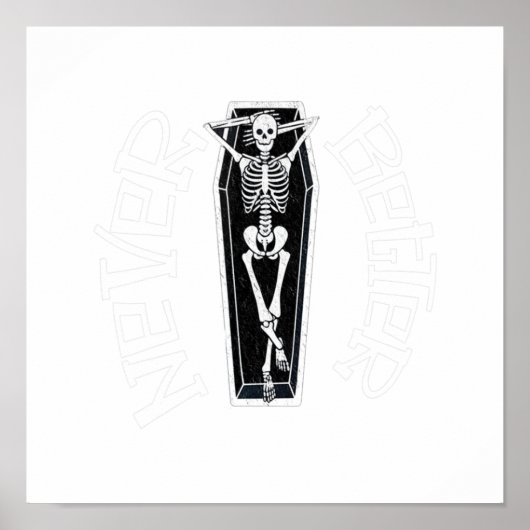 これ以上のスカルスケルトンは棺の中にあるハロ ポスター (正面)