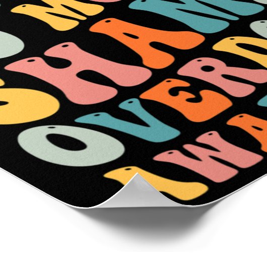 これ以上のスティグマもはや恥の中毒過剰摂取Aw ポスター (角)