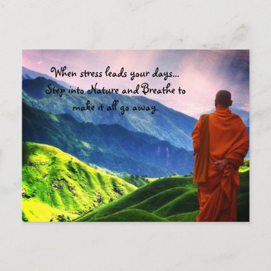 これ以上のストレス ポストカード (正面)