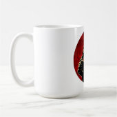 これ以上のマグを空転させないで下さい コーヒーマグカップ (左)