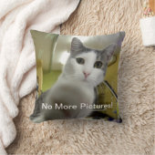 これ以上の写真猫の枕 クッション (ブランケット)