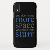 これ以上の宇宙は不要。必要な物を減らす。 Case-Mate iPhoneケース (裏面)