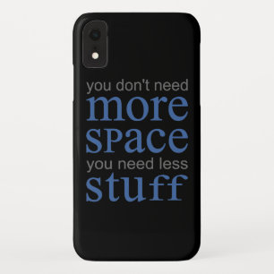 これ以上の宇宙は不要。必要な物を減らす。 iPhone XRケース