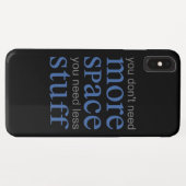 これ以上の宇宙は不要。必要な物を減らす。 Case-Mate iPhoneケース (裏面(横))