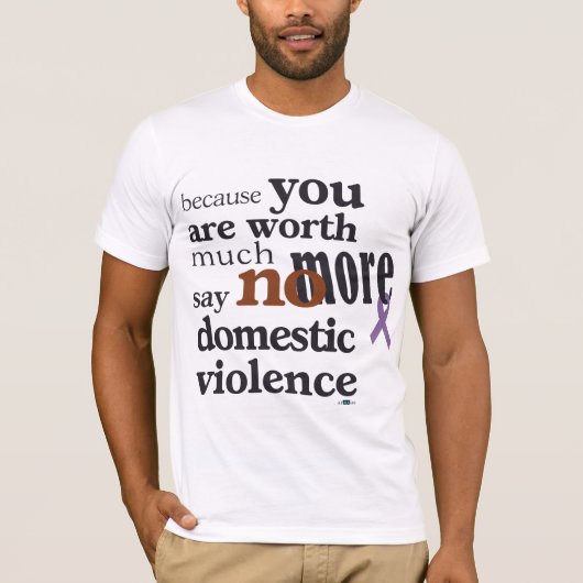 これ以上の家庭内暴力 Tシャツ (正面)