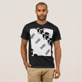 これ以上の意地悪な人のAidenのブロックのティー-黒 Tシャツ (正面フル)